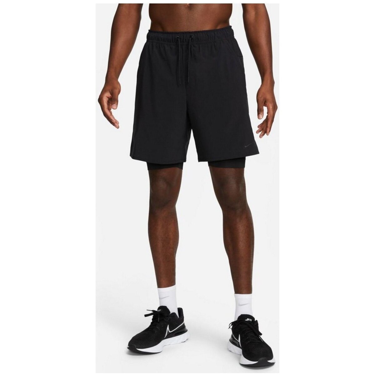 Kleidung Herren Shorts / Bermudas Nike Sport Dri-FIT Unlimited 7-Inch 2-In-1 DV9334-010 Schwarz
