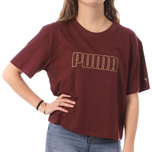 Kleidung Damen T-Shirts & Poloshirts Puma 523599-02 Rot