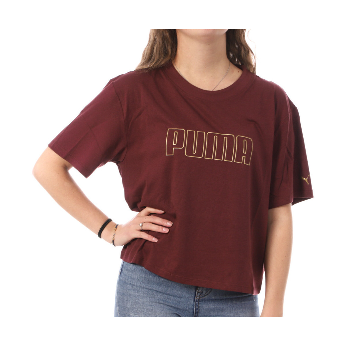 Kleidung Damen T-Shirts & Poloshirts Puma 523599-02 Rot
