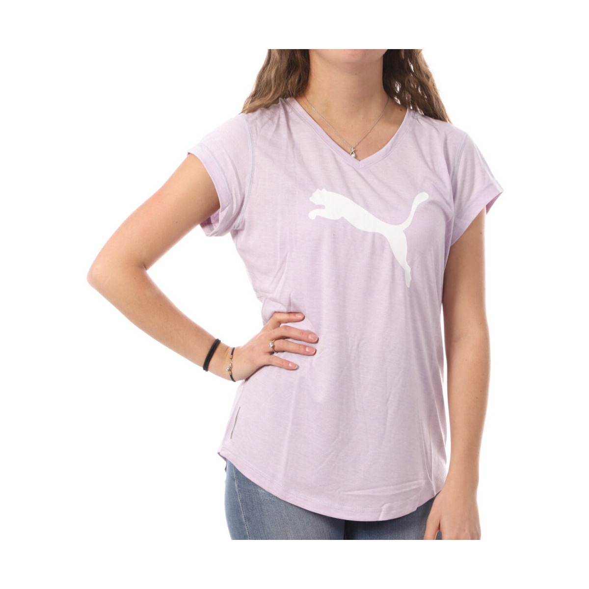 Kleidung Damen T-Shirts & Poloshirts Puma 522418-68 Violett