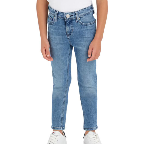 Kleidung Jungen Straight Leg Jeans Tommy Hilfiger KB0KB08267 Blau