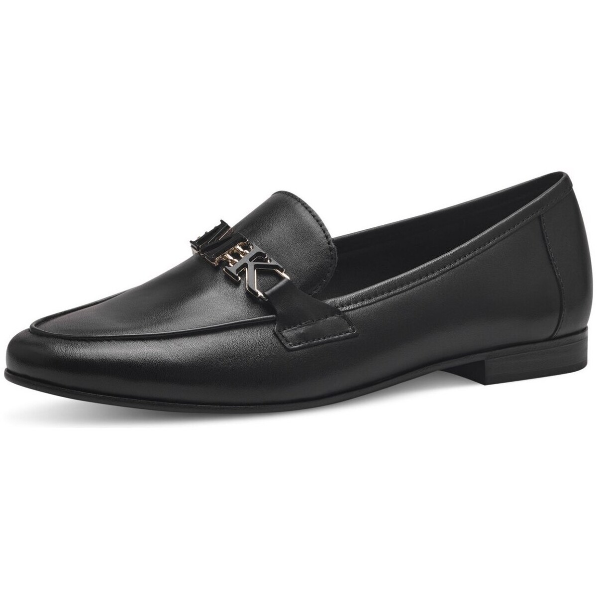 Schuhe Damen Slipper Marco Tozzi Slipper black Nappa 2-84200-42-022 Schwarz