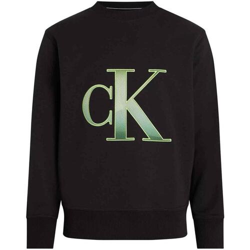 Kleidung Herren Sweatshirts Calvin Klein Jeans  Schwarz