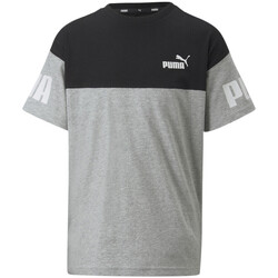 Kleidung Jungen T-Shirts & Poloshirts Puma 670097-04 Grau