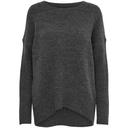 Kleidung Damen Pullover Only 15173800 NANJING-DARK GREY MELANGE Grau