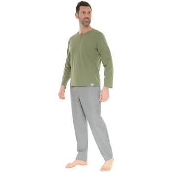 Kleidung Herren Pyjamas/ Nachthemden Pilus BASTIAN Grün