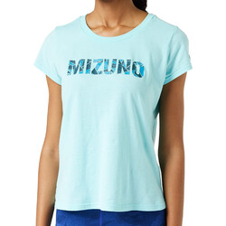 Kleidung Damen T-Shirts Mizuno K2GA2202-22 Blau