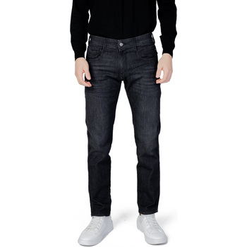 Kleidung Herren Slim Fit Jeans Replay M914Y .000.51A 500 Schwarz