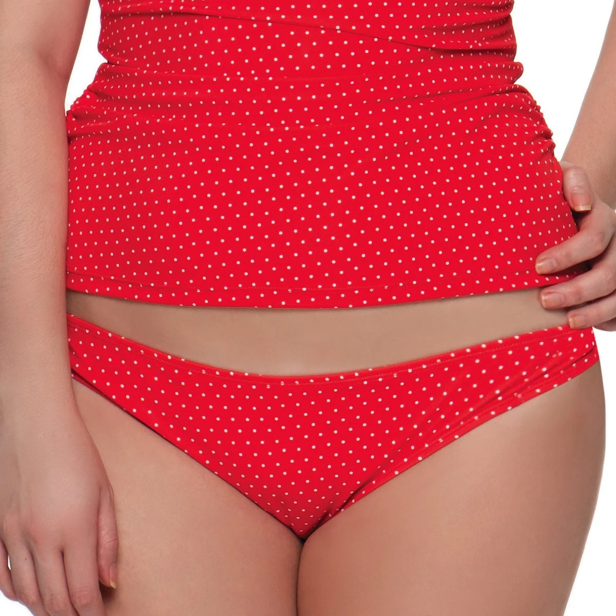 Kleidung Damen Bikini Ober- und Unterteile Curvy Kate CS2705 FLAME SPOT Rot