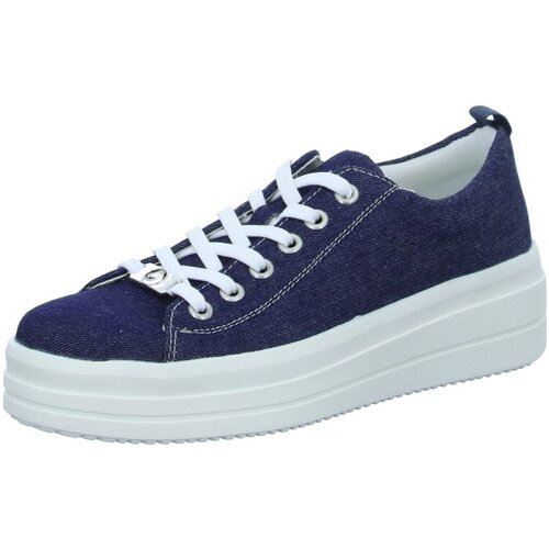 Schuhe Damen Sneaker Remonte FS Halbschuh D1C03-14 Blau