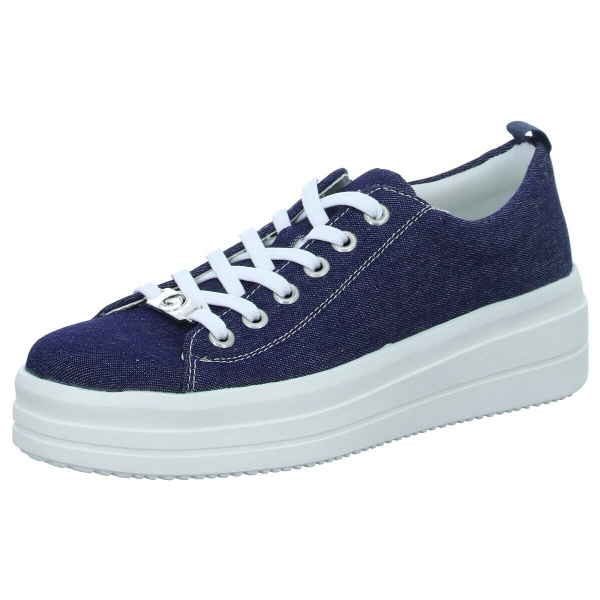 Schuhe Damen Sneaker Remonte FS Halbschuh D1C03-14 Blau