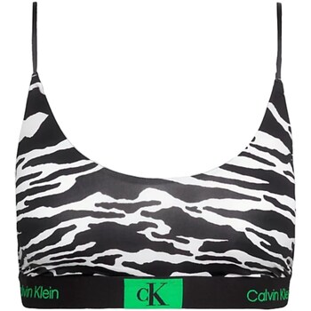Kleidung Damen Bikini Ober- und Unterteile Calvin Klein Jeans 000QF7245E Schwarz