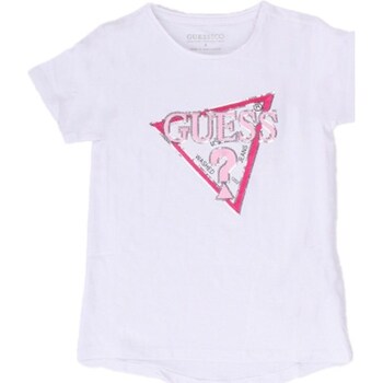 Kleidung Mädchen T-Shirts Guess J4RI47K6YW4 Weiss