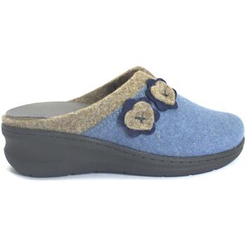 Schuhe Damen Hausschuhe Melluso MEL-RRR-PD902D-BL Blau