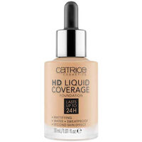 Beauty Make-up & Foundation  Catrice Hd Liquid Coverage Foundation Hält Bis Zu 24 Stunden 032-nude 