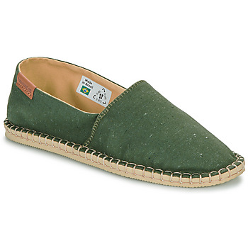 Schuhe Leinen-Pantoletten mit gefloch Havaianas ORIGINE IV Grün
