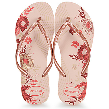 Schuhe Damen Zehensandalen Havaianas SLIM ORGANIC Rosa
