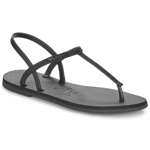 Schuhe Damen Sandalen / Sandaletten Havaianas PARATY GLITTER Schwarz
