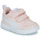 Schuhe Mädchen Sneaker Low Puma Courtflex V3 V Inf Rosa / Weiss
