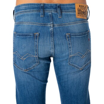 Replay Grover Straight Jeans Blau