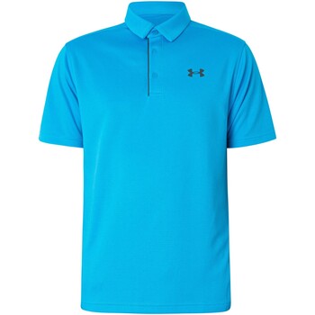 Kleidung Herren Polohemden Under Armour Tech-Golf-Poloshirt Blau