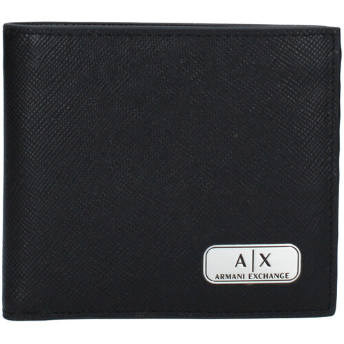 Taschen Herren Portemonnaie EAX 958097CC843 Schwarz