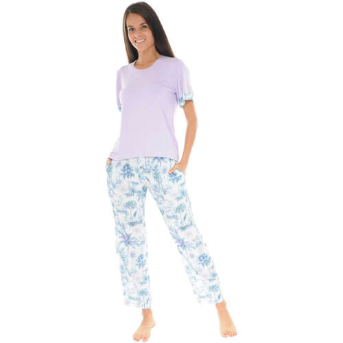 Kleidung Damen Pyjamas/ Nachthemden Christian Cane VIKY Violett