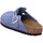 Schuhe Damen Pantoletten / Clogs Birkenstock Pantoletten Boston LEVE Braided E.Blue 1026659 11681 Blau