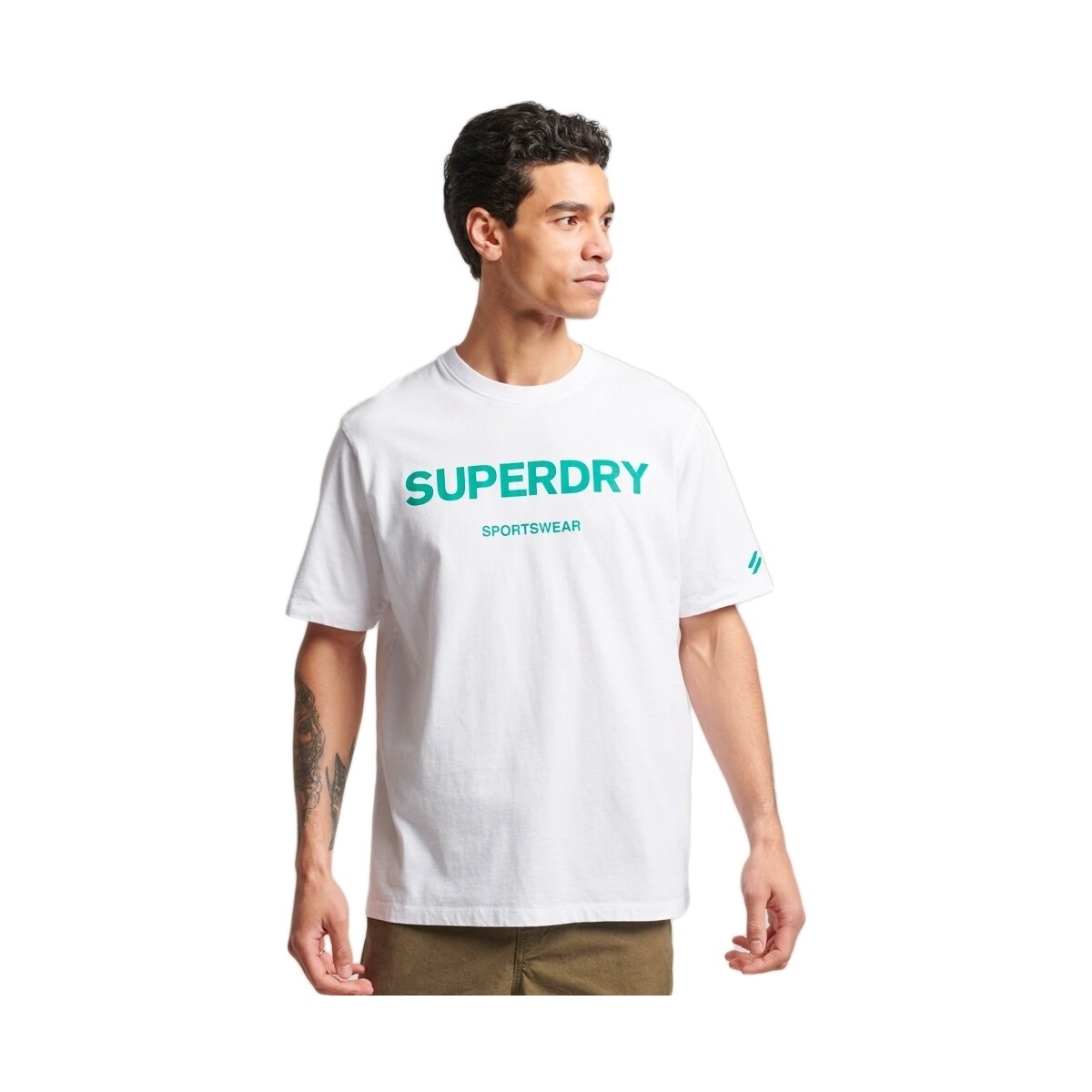 Kleidung Herren T-Shirts Superdry Code Core Weiss