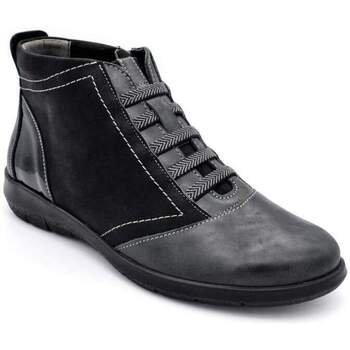 Schuhe Damen Low Boots Suave 3563 Schwarz