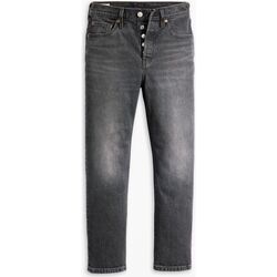 Kleidung Damen Jeans Levi's 36200 0304 L.26 - 501 CROP-LONG LIVE THE QUEN Grau