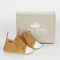 Schuhe Kinder Hausschuhe Easy Peasy MY BLUBLU GIRAFE Braun
