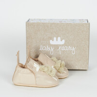 Schuhe Kinder Hausschuhe Easy Peasy MY BLUBLU LAMA Beige
