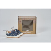Schuhe Kinder Hausschuhe Easy Peasy MY BLUMOO PTI'VELCRO Blau