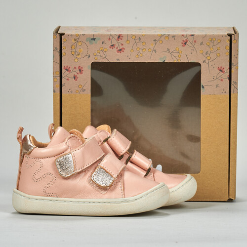 Schuhe Kinder Sneaker High Easy Peasy MY DEBOO VELCRO Rosa