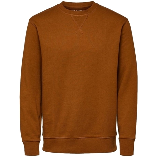 Kleidung Herren Sweatshirts Selected Noos Sweatshirt Jason 340 - Monks Robe Braun