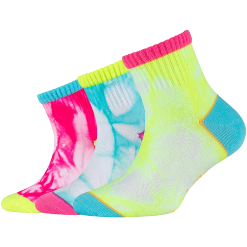 Unterwäsche Mädchen Sportstrümpfe Skechers 3PPK Girls Casual Fancy Tie Die Socks Multicolor