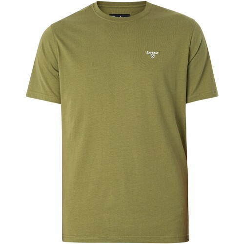 Kleidung Herren T-Shirts Barbour Maßgeschneidertes Sport-T-Shirt Grün