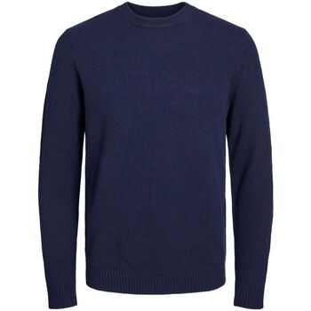 Kleidung Herren Pullover Jack & Jones 12216799 CLAMSWOOL-MARITIME BLUE Blau