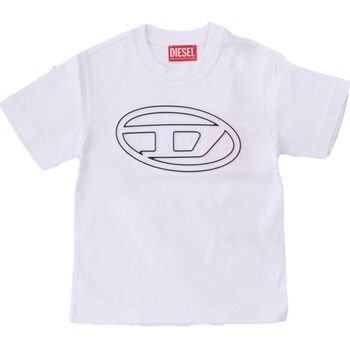 Kleidung Jungen T-Shirts Diesel J01788-0BEAF Weiss