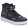 Schuhe Mädchen Sneaker High Geox J SKYLIN GIRL Schwarz / Multicolor