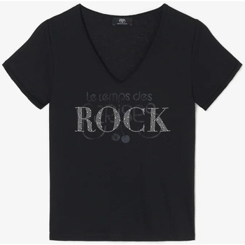 Kleidung Damen T-Shirts & Poloshirts Le Temps des Cerises T-shirt QUINN Schwarz