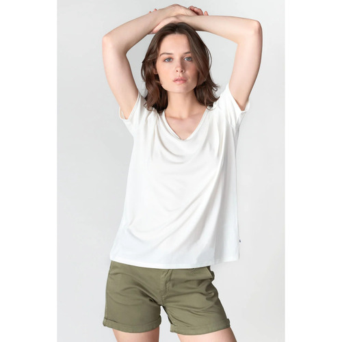 Kleidung Damen T-Shirts & Poloshirts Le Temps des Cerises T-shirt PARODIA Weiss