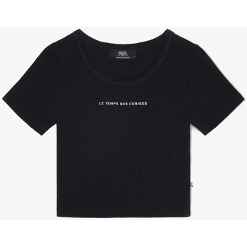Kleidung Mädchen T-Shirts & Poloshirts Le Temps des Cerises T-shirt YUKONGI Schwarz