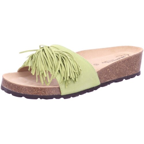Schuhe Damen Pantoletten / Clogs Wolkenreiter Pantoletten VINCI 21-verde Grün