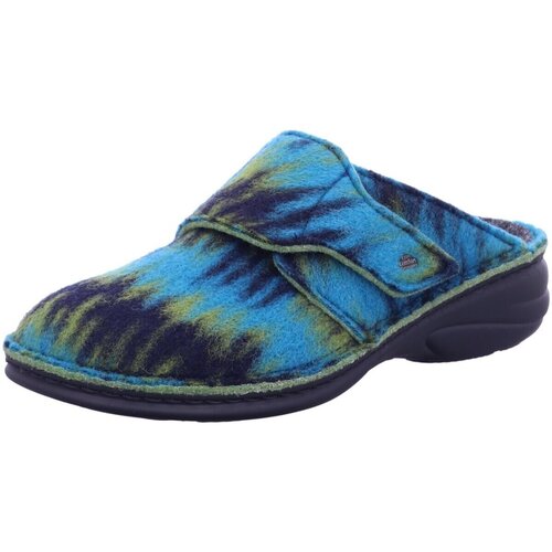 Schuhe Damen Hausschuhe Finn Comfort GOMS 06569 Blau
