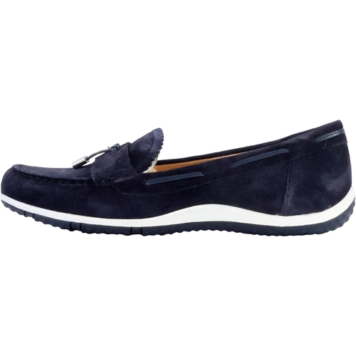 Schuhe Damen Slipper Geox 225022 Blau