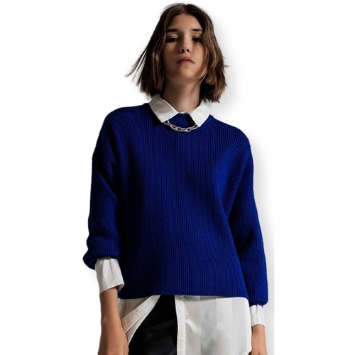 Kleidung Damen Pullover Q2 Knit 5381808 - Blue Blau