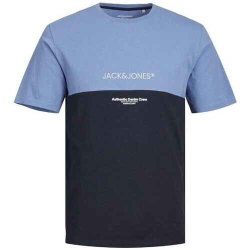 Kleidung Herren T-Shirts Jack & Jones 12250703 ERYDER BLOCKING TEE Multicolor