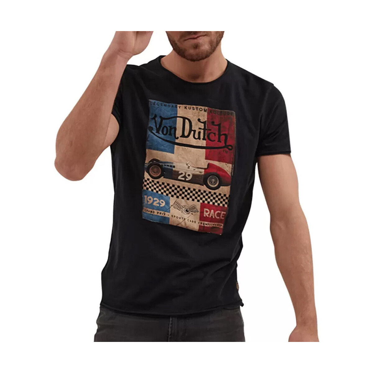 Kleidung Herren T-Shirts & Poloshirts Von Dutch VD/TRC/GPRIX Schwarz